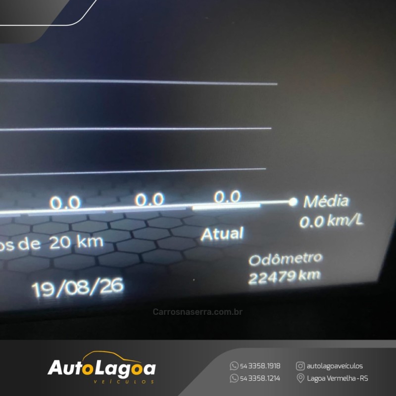 RENEGADE 1.3 16V LONGITUDE T270 TURBO 4X2 FLEX 4P AUTOMÁTICO - 2025 - LAGOA VERMELHA