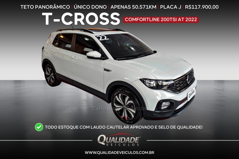 t cross 1.0 comfortline tsi flex 4p automatico 2022 santa cruz do sul