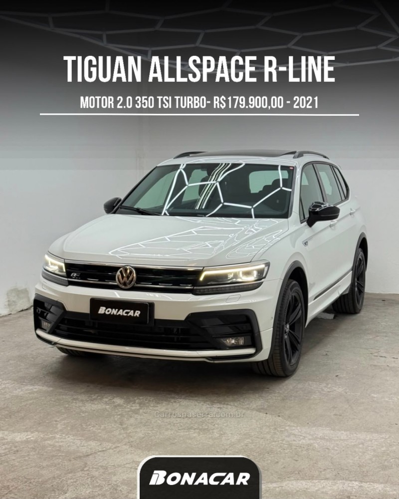 tiguan 2.0 allspace r line 300 tsi gasolina 4p automatico 2021 caxias do sul