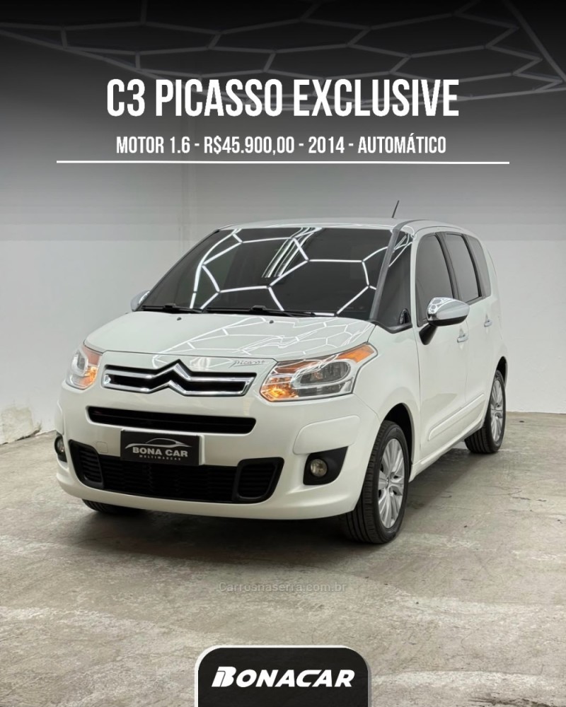 c3 picasso 1.6 exclusive 4p flex automatico 2014 caxias do sul