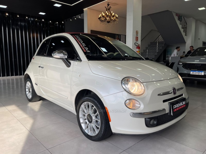 500 1.4 cabrio 8v flex 2p automatico 2015 dois irmaos