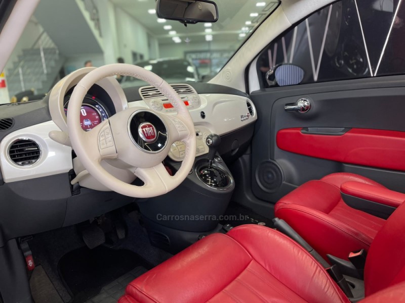 500 1.4 CABRIO 8V FLEX 2P AUTOMÁTICO - 2015 - DOIS IRMãOS