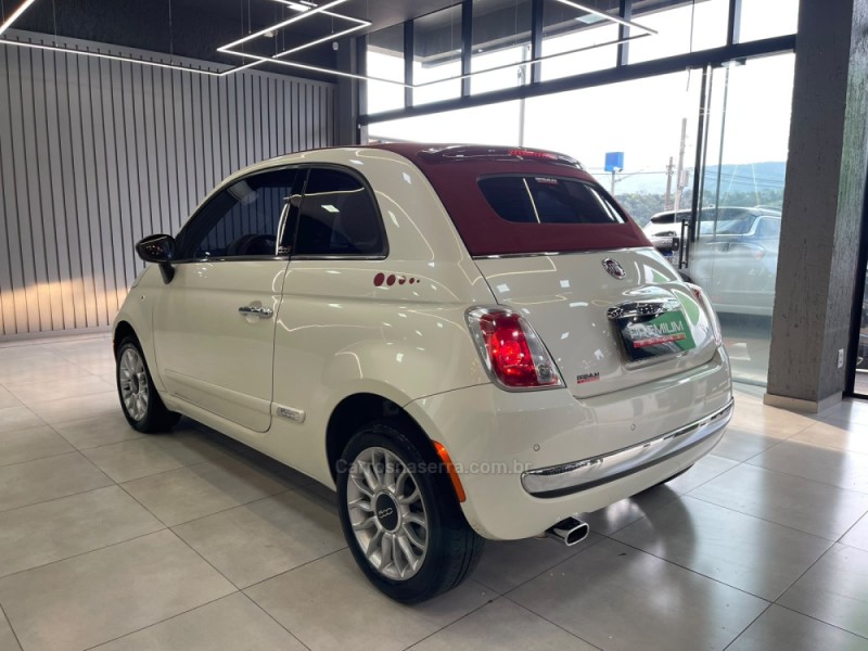 500 1.4 CABRIO 8V FLEX 2P AUTOMÁTICO - 2015 - DOIS IRMãOS