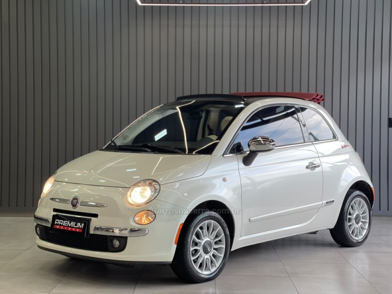 500 1.4 CABRIO 8V FLEX 2P AUTOMÁTICO - 2015 - DOIS IRMãOS
