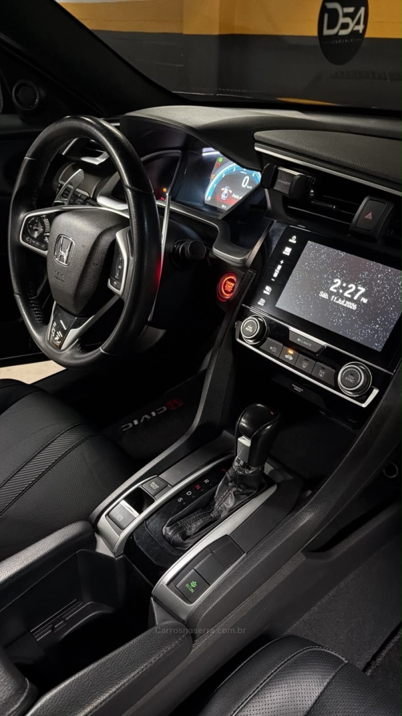 CIVIC 1.5 16V TOURING TURBO GASOLINA 4P AUTOMÁTICO - 2018 - CAXIAS DO SUL