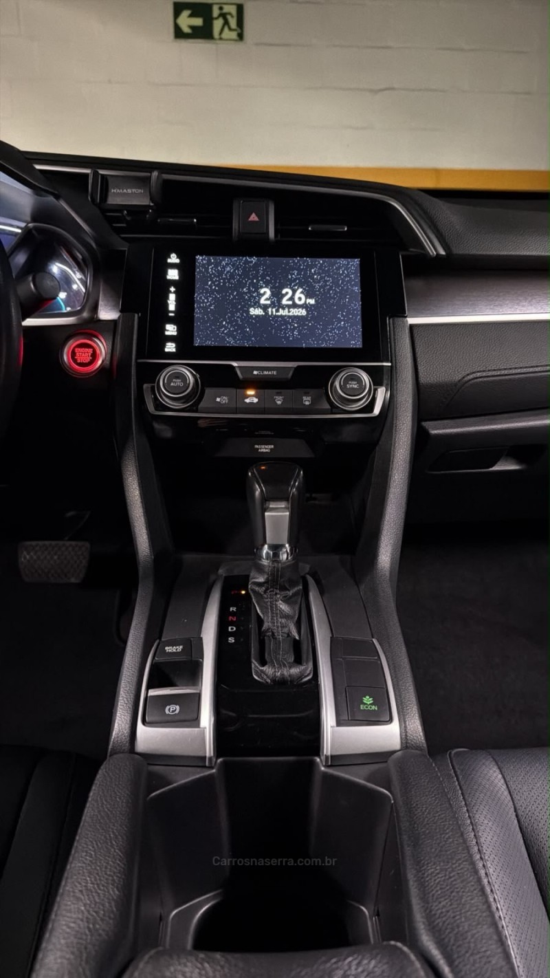 CIVIC 1.5 16V TOURING TURBO GASOLINA 4P AUTOMÁTICO - 2018 - CAXIAS DO SUL