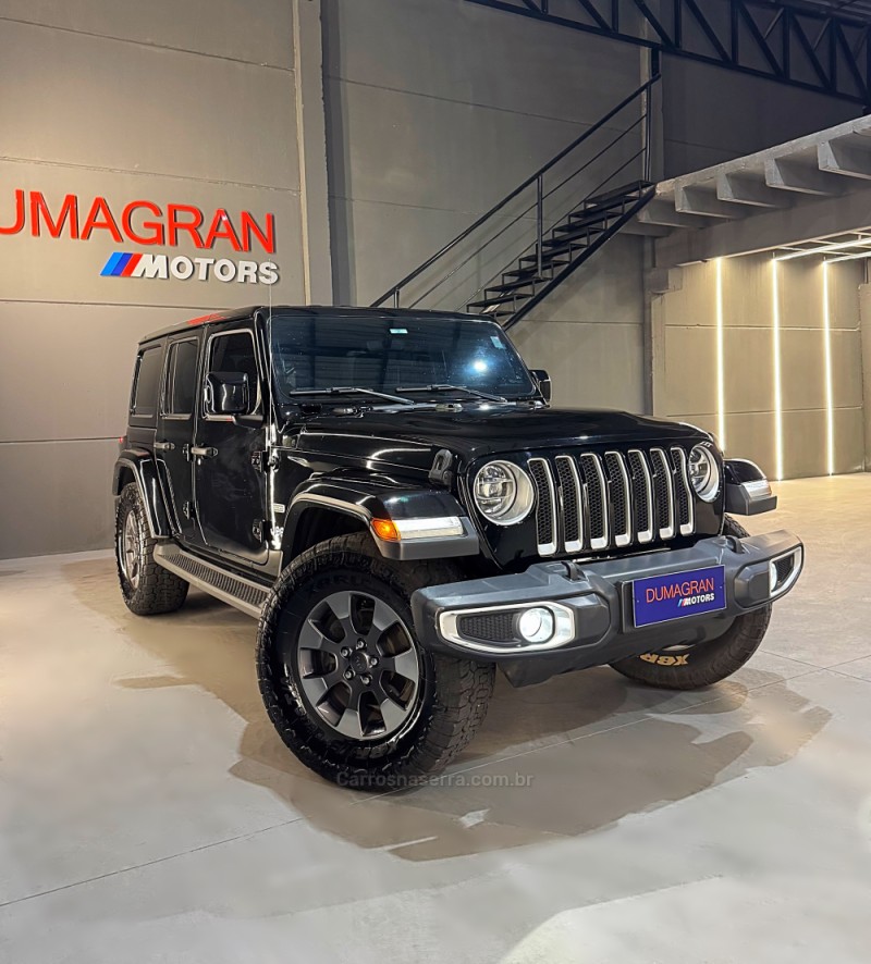 WRANGLER 2.0 SAHARA OVERLAND 4X4 16V GASOLINA 4P AUTOMÁTICO - 2020 - PASSO FUNDO