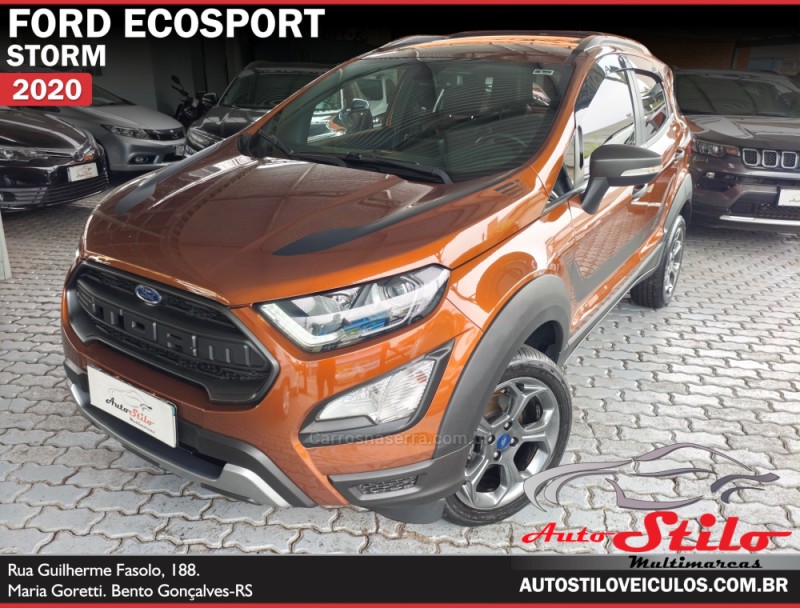 ecosport 2.0 storm 4wd 16v flex 4p automatico 2020 bento goncalves