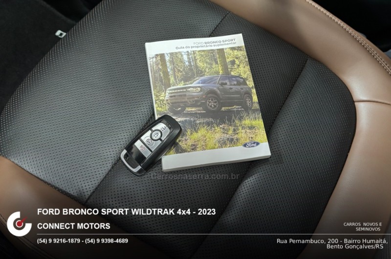 BRONCO 2.0 SPORT WILDTRAK ECOBOOST 16V TURBO 4P AUTOMÁTICA - 2023 - BENTO GONçALVES