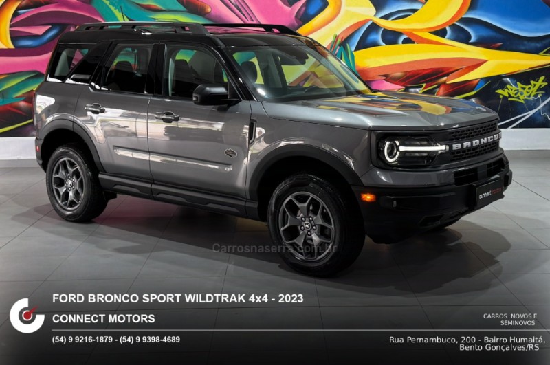 bronco 2.0 sport wildtrak ecoboost 16v turbo 4p automatica 2023 bento goncalves
