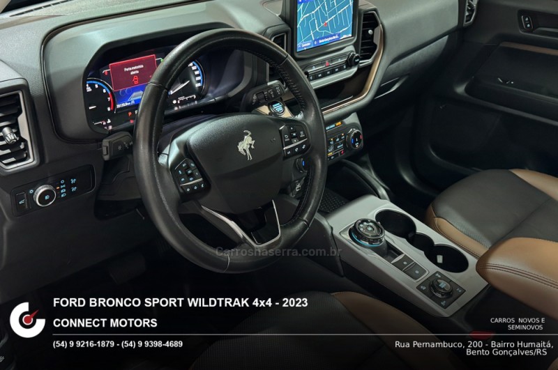BRONCO 2.0 SPORT WILDTRAK ECOBOOST 16V TURBO 4P AUTOMÁTICA - 2023 - BENTO GONçALVES