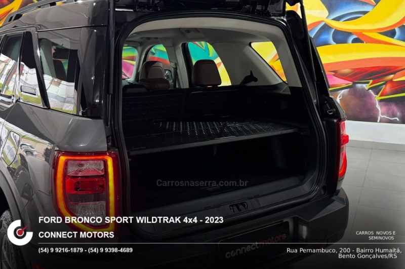 BRONCO 2.0 SPORT WILDTRAK ECOBOOST 16V TURBO 4P AUTOMÁTICA - 2023 - BENTO GONçALVES