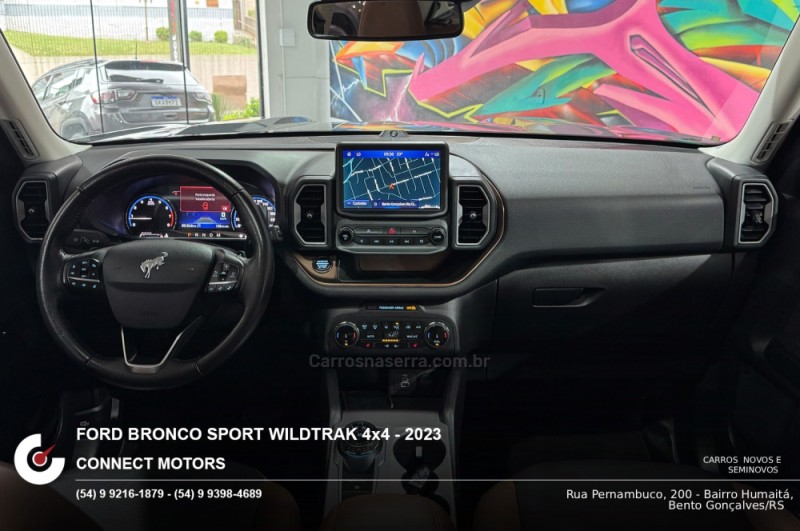 BRONCO 2.0 SPORT WILDTRAK ECOBOOST 16V TURBO 4P AUTOMÁTICA - 2023 - BENTO GONçALVES