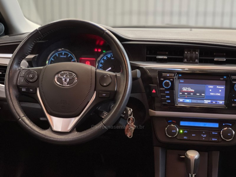 COROLLA 2.0 XEI 16V FLEX 4P AUTOMÁTICO - 2016 - DOIS IRMãOS