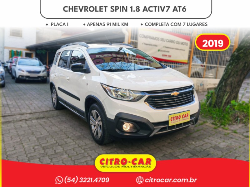 spin 1.8 8v activ7 flex 5p automatico 2019 caxias do sul