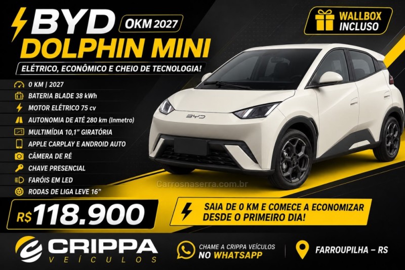 dolphin mini eletrico 4p automatico 2027 farroupilha