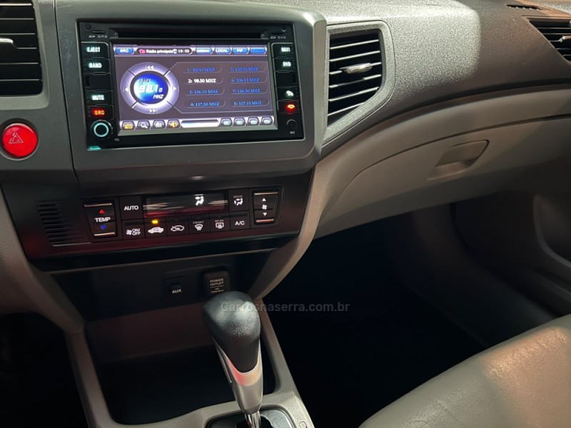 CIVIC 2.0 LXR 16V FLEX 4P AUTOMÁTICO - 2014 - BENTO GONçALVES