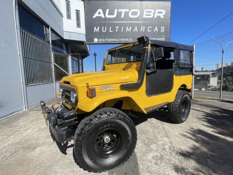 bandeirante 4.0 oj50l 4x4 teto lona diesel 2p manual 1969 caxias do sul