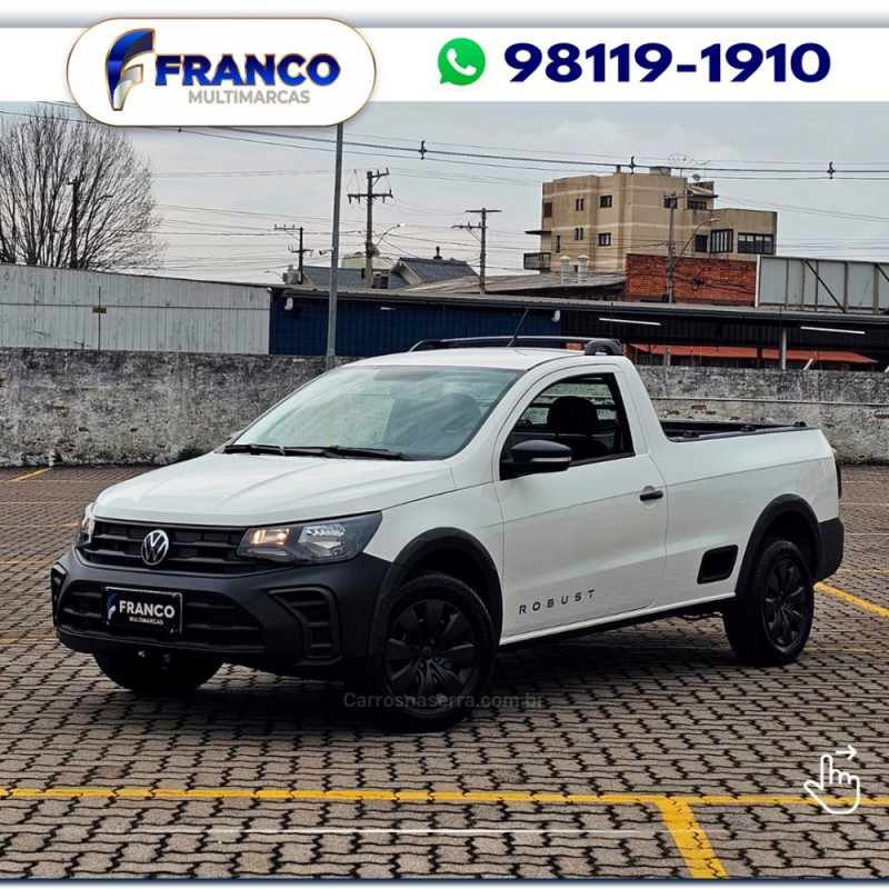 saveiro 1.6 robust cs 8v flex 2p manual 2025 vacaria