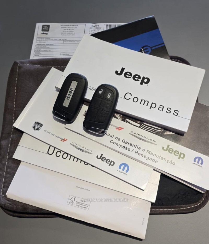 COMPASS 2.0 16V DIESEL LONGITUDE 4X4 AUTOMÁTICO - 2018 - LAJEADO