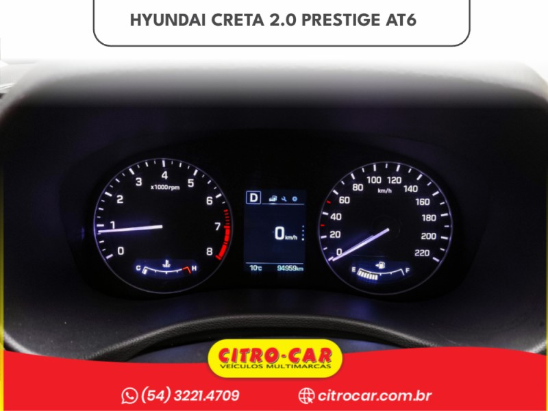 CRETA 2.0 16V FLEX PRESTIGE AUTOMÁTICO - 2017 - CAXIAS DO SUL