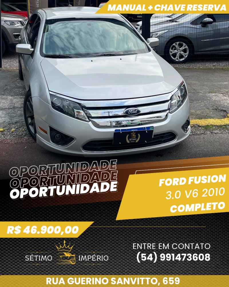 fusion 3.0 sel awd v6 24v gasolina 4p automatico 2010 caxias do sul