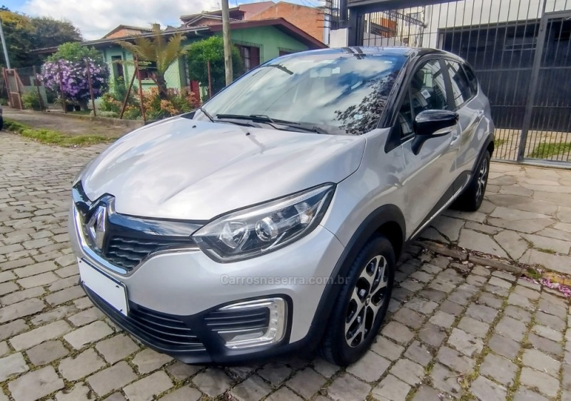 captur 1.6 life 16v flex 4p automatico 2019 caxias do sul