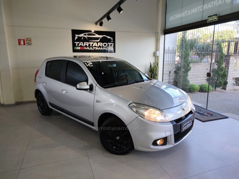 sandero 1.6 privilege 16v flex 4p automatico 2012 caxias do sul