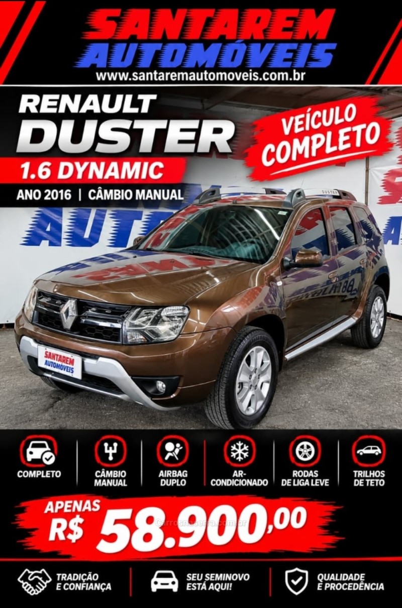 DUSTER 1.6 DYNAMIQUE 4X2 16V FLEX 4P MANUAL