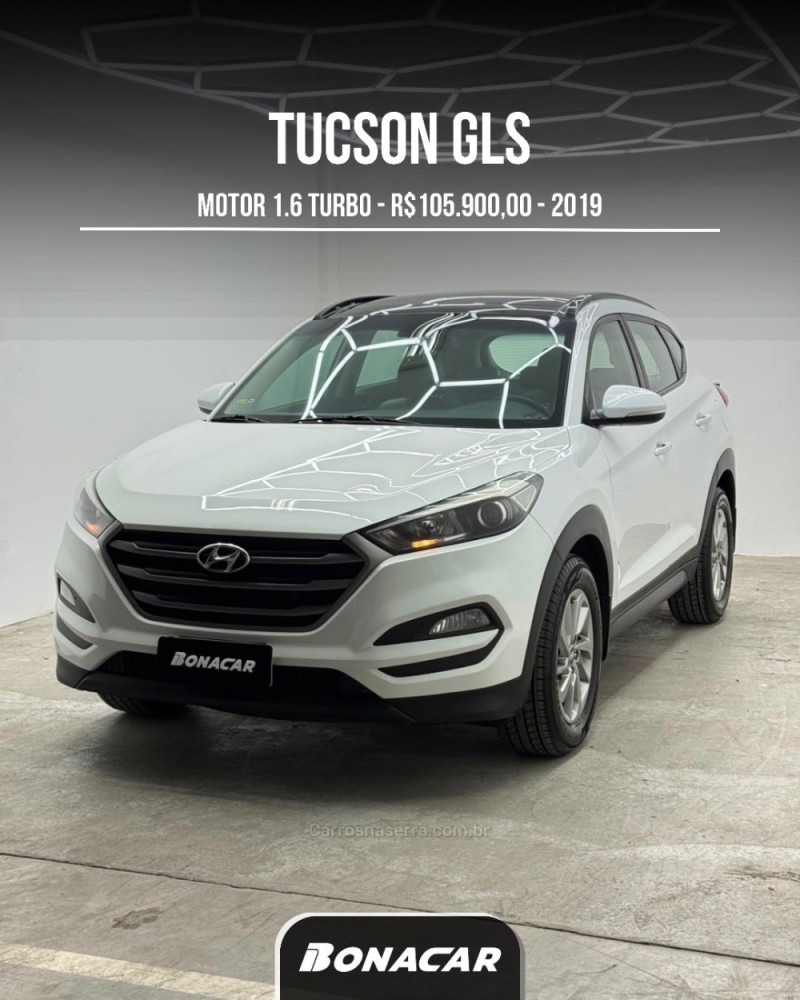 tucson 1.6 gls turbo gasolina 4p automatico 2019 caxias do sul