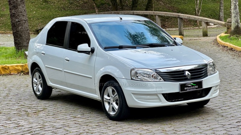logan 1.6 expression 16v flex 4p automatico 2013 caxias do sul