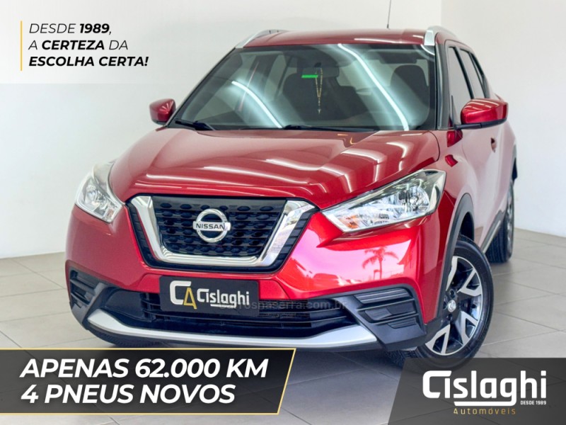 kicks 1.6 16v flex s xtronic 4p automatico 2019 carlos barbosa