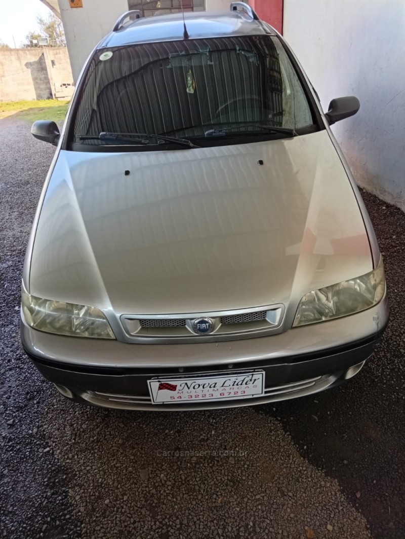 PALIO 1.0 MPI ELX 25 ANOS FIRE 16V GASOLINA 4P MANUAL - 2002 - CAXIAS DO SUL