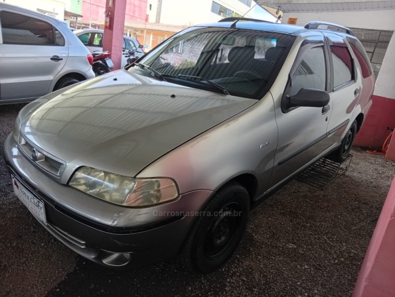 PALIO 1.0 MPI ELX 25 ANOS FIRE 16V GASOLINA 4P MANUAL - 2002 - CAXIAS DO SUL