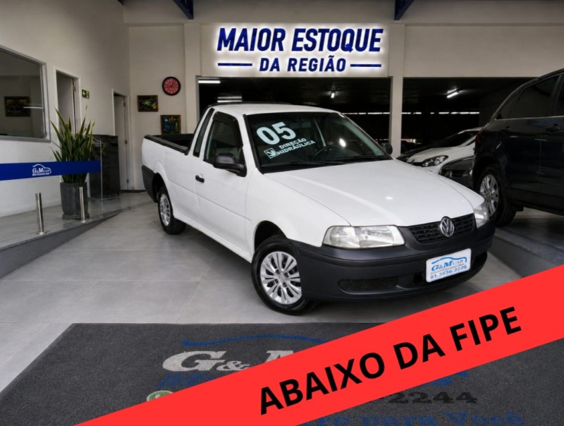 saveiro 1.8 mi cs 8v gasolina 2p manual g.iii 2005 sao sebastiao do cai