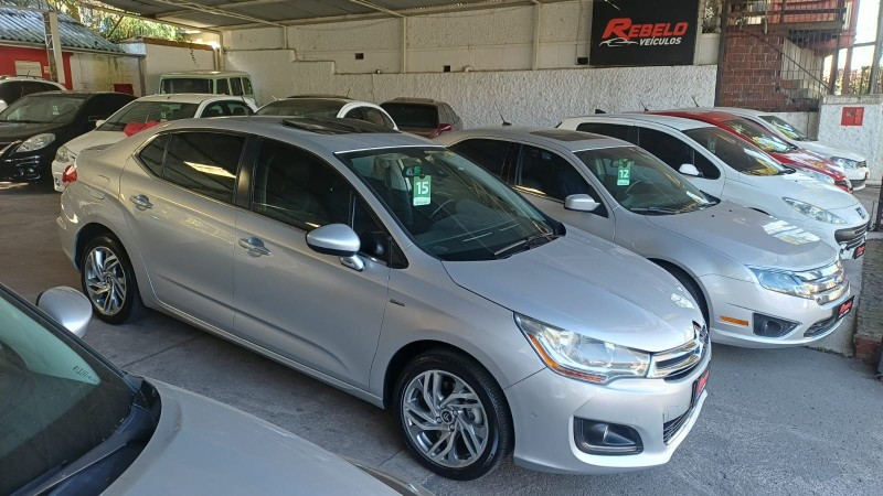 C4 LOUNGE 1.6 EXCLUSIVE 16V TURBO FLEX 4P AUTOMÁTICO - 2015 - CAXIAS DO SUL