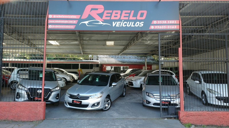 c4 lounge 1.6 exclusive 16v turbo flex 4p automatico 2015 caxias do sul