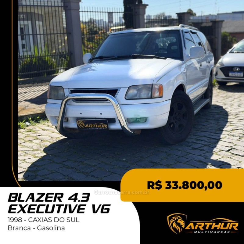 blazer 4.3 sfi dlx executive 4x2 v6 12v gasolina 4p manual 1998 caxias do sul