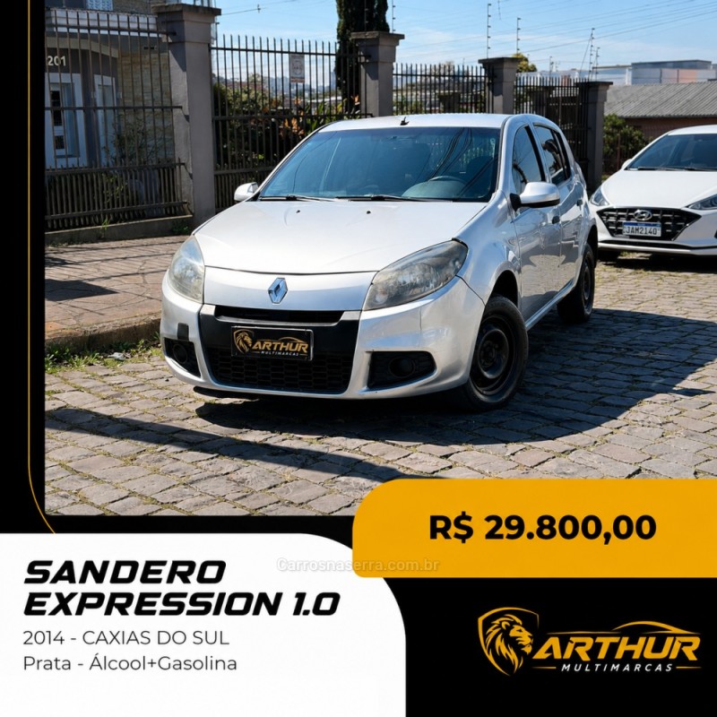 SANDERO 1.0 EXPRESSION 16V FLEX 4P MANUAL