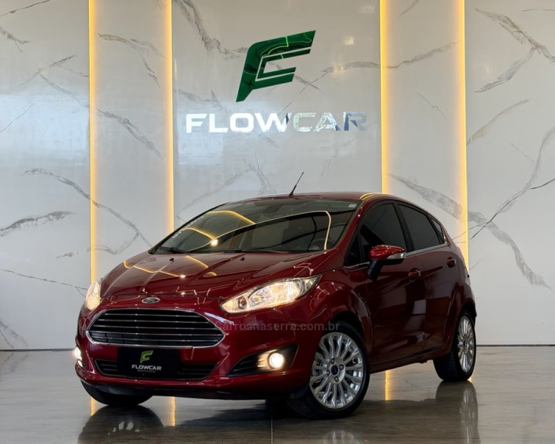 fiesta 1.6 titanium hatch 16v flex 4p automatico 2017 garibaldi