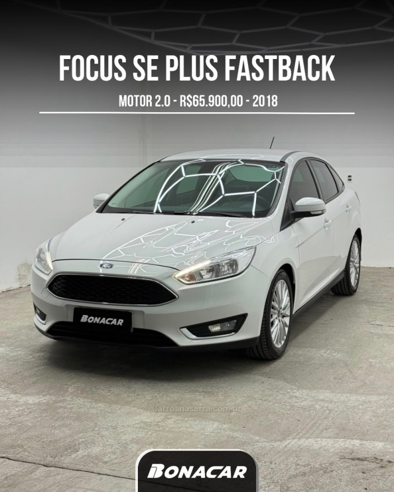 focus 2.0 se plus fastback 16v flex 4p automatico 2018 caxias do sul