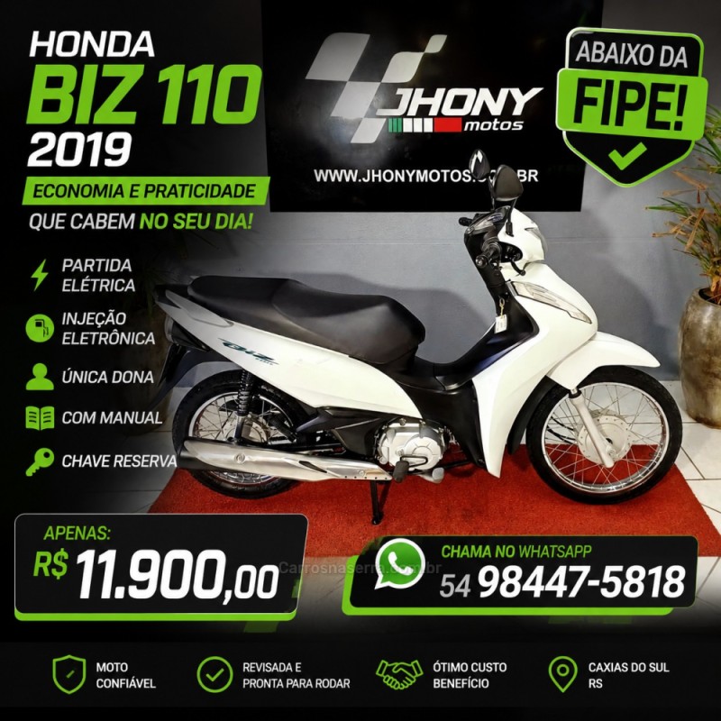 biz 110i  2019 caxias do sul