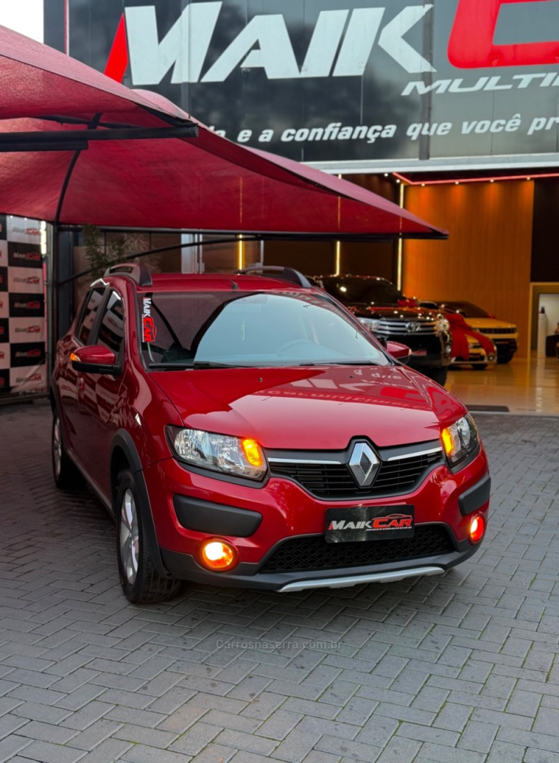 SANDERO 1.6 STEPWAY 8V FLEX 4P MANUAL - 2017 - ESTâNCIA VELHA