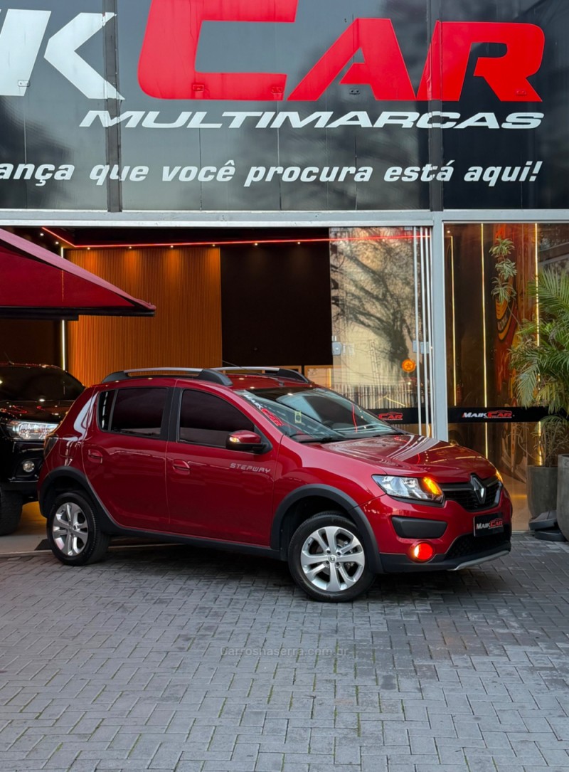 SANDERO 1.6 STEPWAY 8V FLEX 4P MANUAL - 2017 - ESTâNCIA VELHA