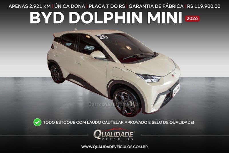 dolphin mini eletrico 4p automatico 2026 santa cruz do sul