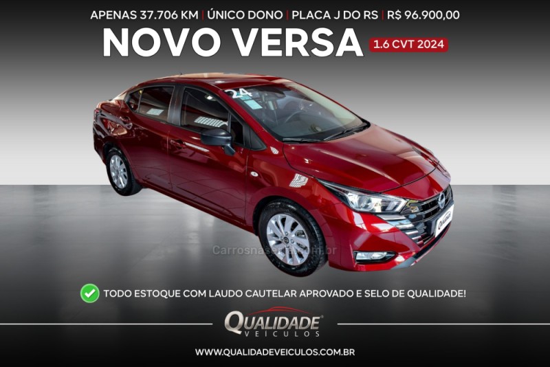 versa 1.6 sense 16v flex 4p automatico 2024 santa cruz do sul