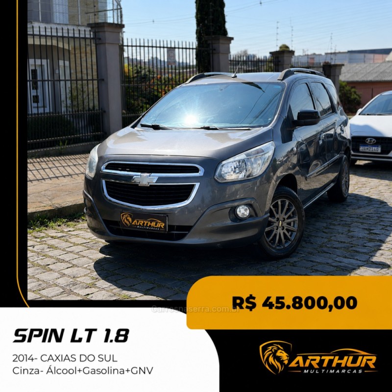 spin 1.8 lt 8v flex 4p automatico 2014 caxias do sul