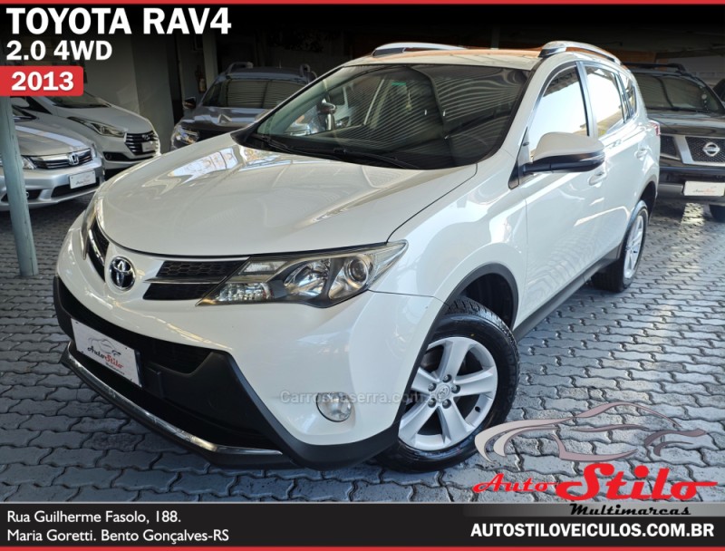 rav4 2.0 4x4 16v gasolina 4p automatico 2013 bento goncalves