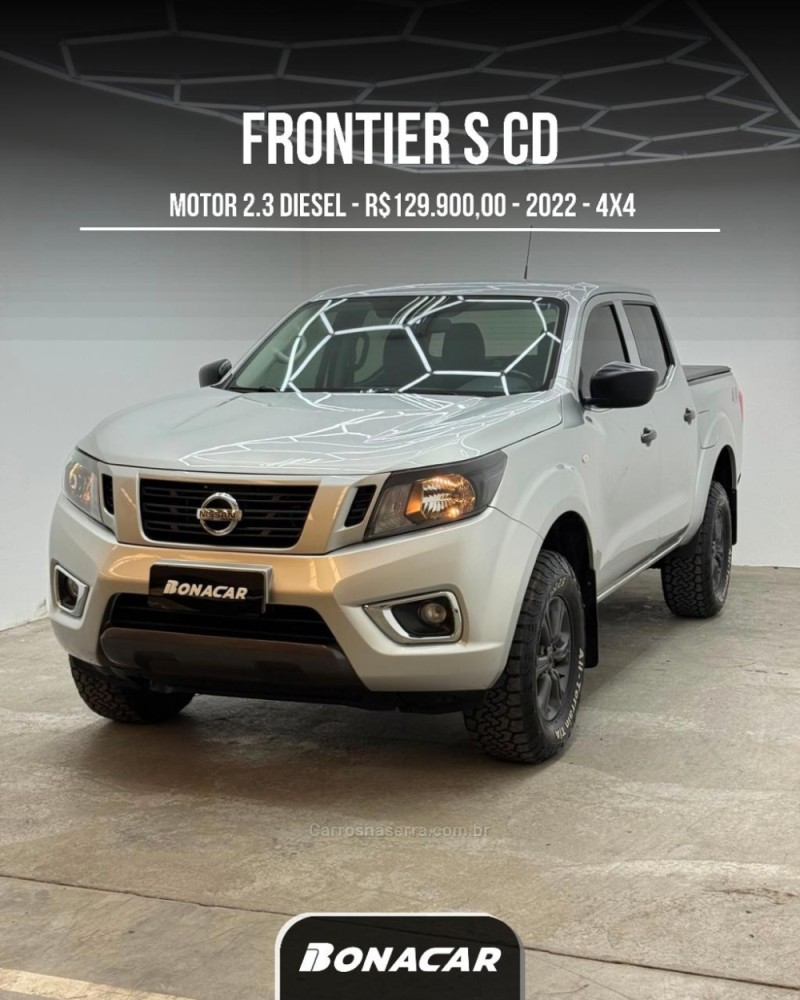 frontier 2.3 s 16v 4x4 cd turbo diesel 4p manual 2022 caxias do sul