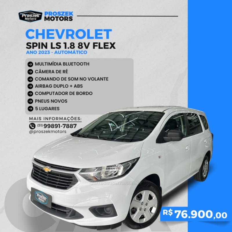 spin 1.8 ls 8v flex 4p automatico 2023 canoas